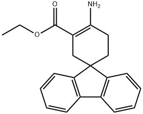 Ethyl 4-aminospiro[cyclohex[3]ene-1,9''-fluorene]-3-carboxylate Structure