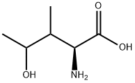 (2S)-2-氨基-4-羟基-3-甲基戊酸 结构式