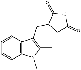 6642-43-9 3-((1,2-Dimethyl-1H-indol-3-yl)methyl)dihydrofuran-2,5-dione