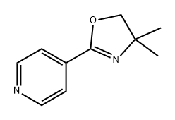 Pyridine, 4-(4,5-dihydro-4,4-dimethyl-2-oxazolyl)- 化学構造式