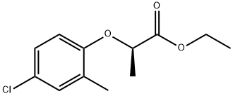 Propanoic acid, 2-(4-chloro-2-methylphenoxy)-, ethyl ester, (2R)- 结构式
