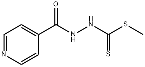 4-Pyridinecarboxylic acid, 2-[(methylthio)thioxomethyl]hydrazide Struktur