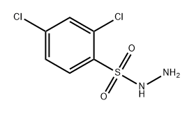 Benzenesulfonic acid, 2,4-dichloro-, hydrazide,6655-75-0,结构式