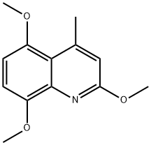 2,5,8-Trimethoxy-4-methylquinoline,66570-51-2,结构式