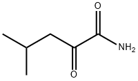 4-甲基-2-氧代戊酰胺,66618-82-4,结构式