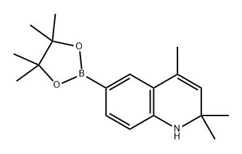 Quinoline, 1,2-dihydro-2,2,4-trimethyl-6-(4,4,5,5-tetramethyl-1,3,2-dioxaborolan-2-yl)- Struktur