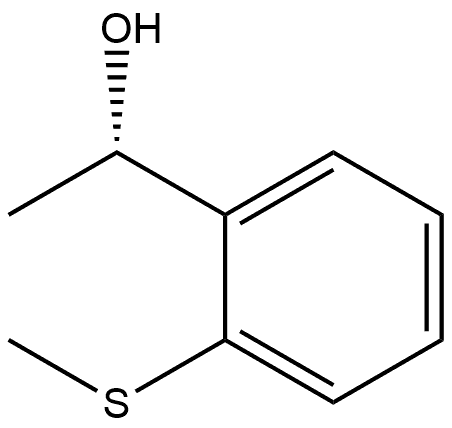 (1S)-1-[2-(methylsulfanyl)phenyl]ethan-1-ol Struktur