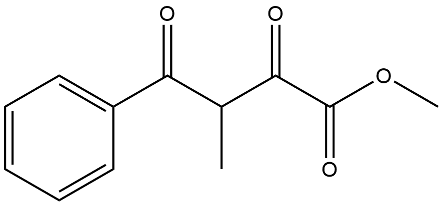methyl 3-methyl-2,4-dioxo-4-phenylbutanoate Structure