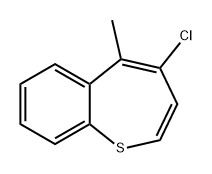 1-Benzothiepin, 4-chloro-5-methyl- Structure