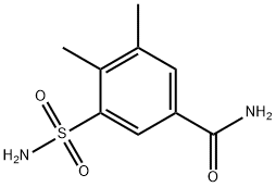 3.4-Dimethyl-5-sulfamoylbenzamide Structure