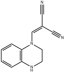 2-((3,4-Dihydroquinoxalin-1(2H)-yl)methylene)malononitrile Structure