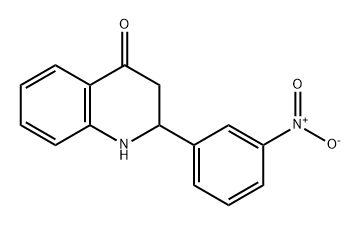 4(1H)-Quinolinone, 2,3-dihydro-2-(3-nitrophenyl)- 结构式