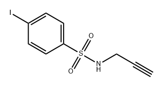 Benzenesulfonamide, 4-iodo-N-2-propyn-1-yl- Struktur