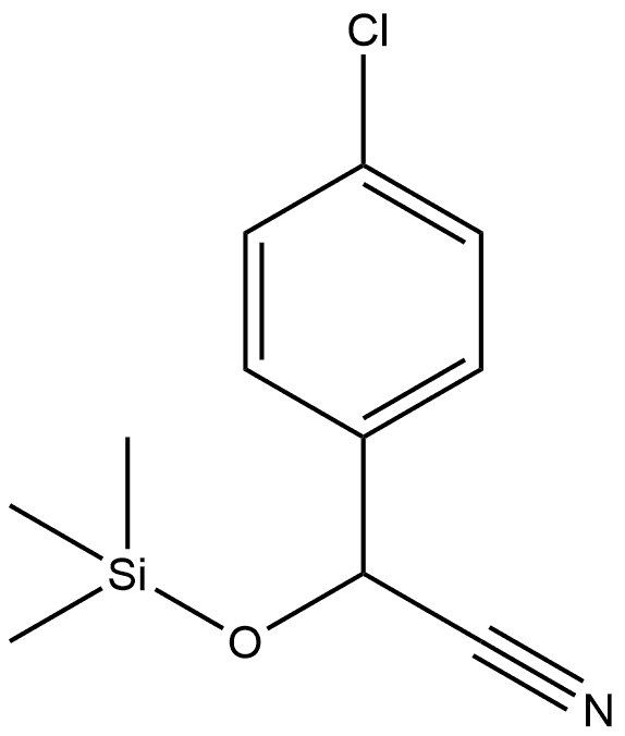 Trimethylsiloxy 4-chlorophenylacetonitrile 结构式