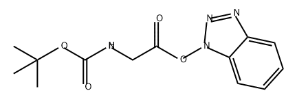 Glycine, N-[(1,1-dimethylethoxy)carbonyl]-, 1H-benzotriazol-1-yl ester