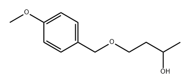 2-Butanol, 4-[(4-methoxyphenyl)methoxy]- 结构式