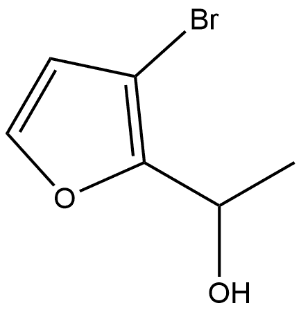 1-(3-Bromofuran-2-yl)ethanol Struktur
