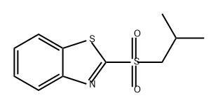 Benzothiazole, 2-[(2-methylpropyl)sulfonyl]-,67219-32-3,结构式