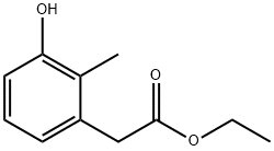 Benzeneacetic acid, 3-hydroxy-2-methyl-, ethyl ester Structure