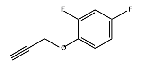 Benzene, 2,4-difluoro-1-(2-propyn-1-yloxy)- 结构式