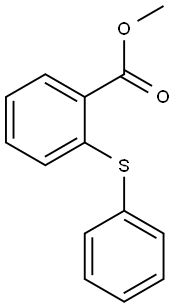 Benzoic acid, 2-(phenylthio)-, methyl ester Structure