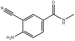 Benzamide, 4-amino-3-cyano-N-methyl- Struktur