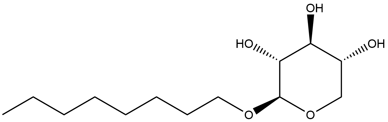 β-D-Xylopyranoside, octyl Structure