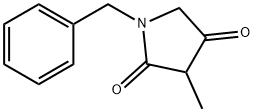 2,4-Pyrrolidinedione, 3-methyl-1-(phenylmethyl)- Struktur