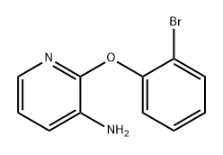 3-Pyridinamine, 2-(2-bromophenoxy)-,67443-30-5,结构式