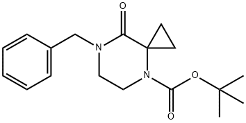 4,7-Diazaspiro[2.5]octane-4-carboxylic acid, 8-oxo-7-(phenylmethyl)-, 1,1-dimethylethyl ester|