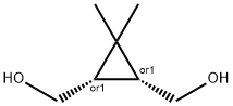 1,2-Cyclopropanedimethanol, 3,3-dimethyl-, (1R,2S)-rel- Structure