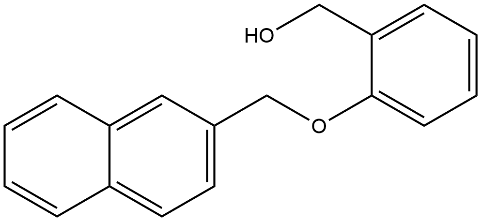 2-(2-Naphthalenylmethoxy)benzenemethanol Structure