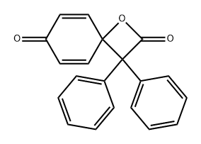 1-Oxaspiro[3.5]nona-5,8-diene-2,7-dione, 3,3-diphenyl-