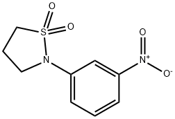 2-(3-nitrophenyl)isothiazolidine 1,1-dioxide Structure