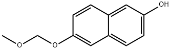 2-Naphthalenol, 6-(methoxymethoxy)- Struktur