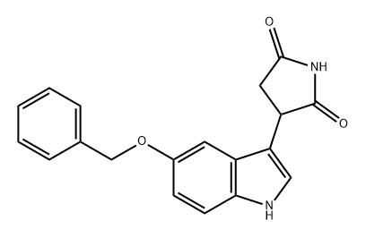 2,5-Pyrrolidinedione, 3-[5-(phenylmethoxy)-1H-indol-3-yl]-