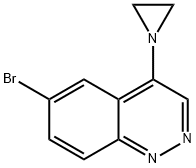 4-(Aziridin-1-yl)-6-bromocinnoline Structure