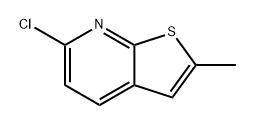 Thieno[2,3-b]pyridine, 6-chloro-2-methyl- 结构式