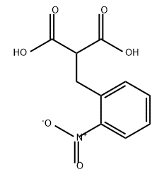 Propanedioic acid, 2-[(2-nitrophenyl)methyl]- Structure