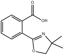 Benzoic acid, 2-(4,5-dihydro-4,4-dimethyl-2-oxazolyl)- Struktur