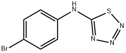 N-(4-Bromophenyl)-1,2,3,4-thiatriazol-5-amine Structure