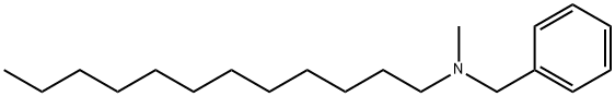 Benzenemethanamine, N-dodecyl-N-methyl- Structure