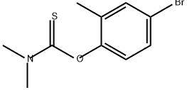 Carbamothioic acid, dimethyl-, O-(4-bromo-2-methylphenyl) ester (9CI)