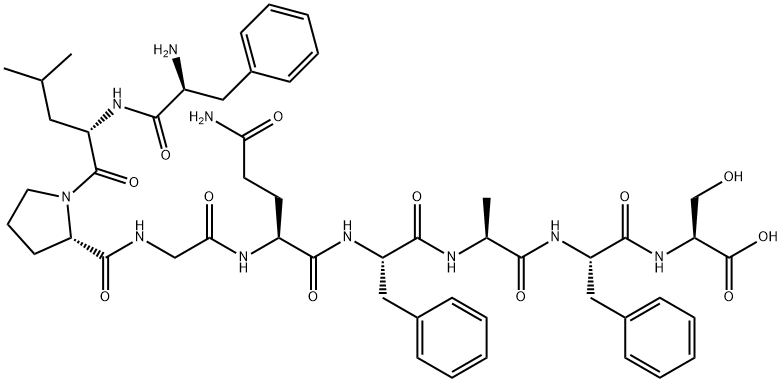 L-Serine, L-phenylalanyl-L-leucyl-L-prolylglycyl-L-glutaminyl-L-phenylalanyl-L-alanyl-L-phenylalanyl-|配体多肽CHEMERIN148-156, MOUSE