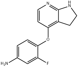 Benzenamine, 4-[(2,3-dihydro-1H-pyrrolo[2,3-b]pyridin-4-yl)oxy]-3-fluoro-|