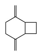 Bicyclo[4.2.0]octane, 2,5-bis(methylene)- Structure