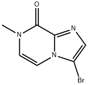 Imidazo[1,2-a]pyrazin-8(7H)-one, 3-bromo-7-methyl- Struktur