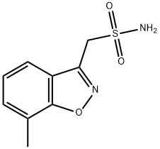 7-メチルゾニサミド 化学構造式