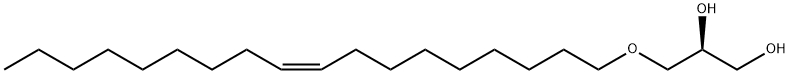 (2S)-3-[(9Z)-9-Octadecen-1-yloxy]-1,2-propanediol Struktur