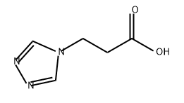 4H-1,2,4-Triazole-4-propanoic acid Structure